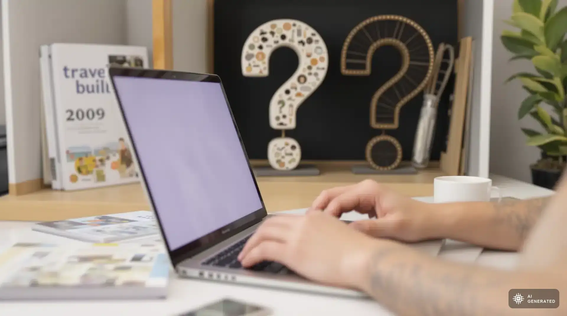 FAQ Auswandern Zypern - Person recherchiert am Laptop