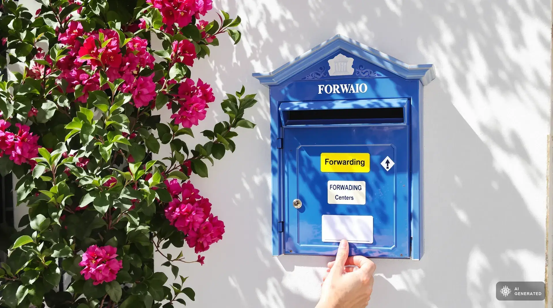 Nachsendeantrag Zypern: So leitest du deine Post um 2 Nachsendeantrag Zypern - Briefkasten mit Weiterleitungsaufkleber