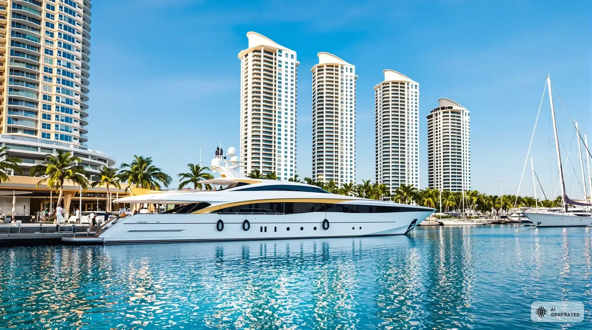 Steueroase Zypern - Luxusyacht im Hafen von Limassol